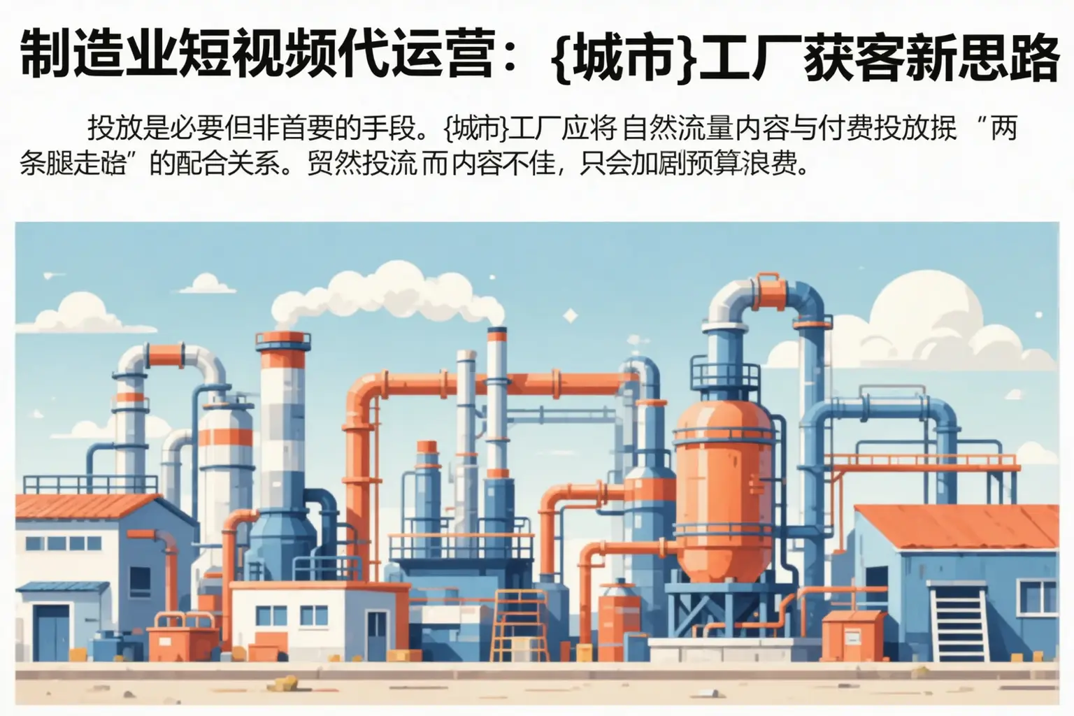 制造业短视频代运营:奈曼旗工厂获客新思路